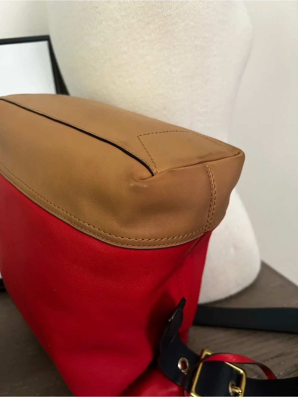 Coach Legacy Colorblock Leather Crossbody Bucket Bag, Matching Wallet, Vintage